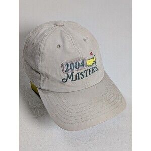 Vintage 2004 Masters Hat Strap Back Golf Augusta National American Needle USA
